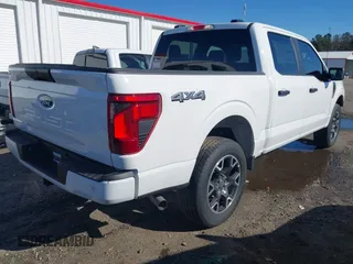 2024 Ford F-150 STX with VIN 1FTFW2L59RKE86188, listed as a IAAI auction lot 41371097 with 3,190 mi miles and . Bid and sale history available at carsss.com. Image 4.