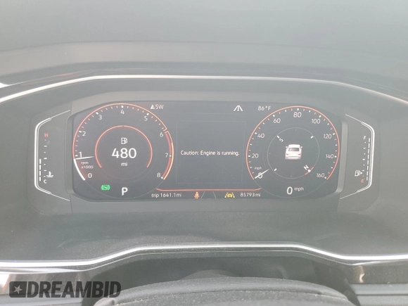 2020 Volkswagen Jetta SEL with VIN 3VWE57BU8LM082560, listed as a Copart auction lot 51100575 with 85,793 mi miles and Salvage title. Bid and sale history available at DreamBid. Image 9.