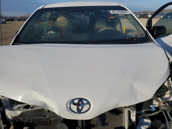 2012 Toyota Sienna with VIN 5TDKA3DCXCS012959, listed as a Copart auction lot 87316364 with Not Provided miles and Salvage Title. Bid and sale history available at DreamBid. Image 12.