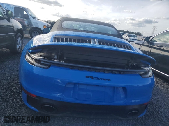 2022 Porsche 911 Carrera with VIN WP0CA2A99NS236662, listed as a Copart auction lot 79734394 with 0 mi miles and Non Repairable. Bid and sale history available at carsss.com. Image 6.