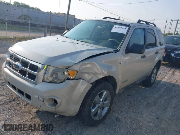 2008 Ford Escape XLT с VIN 1FMCU03138KC00159, выставлен на аукционе IAAI как лот 42398854 с пробегом 167 726 миль миль и . История ставок и продаж доступна на DreamBid. Изображение 2.