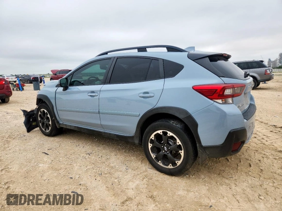 2021 Subaru Crosstrek Premium with VIN JF2GTAEC9MH657824, listed as a Copart auction lot 60676105 with 55,958 mi miles and Salvage title. Bid and sale history available at DreamBid. Image 2.