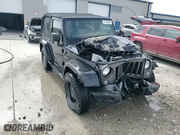 2016 Jeep Wrangler Sport with VIN 1C4AJWAG6GL196891, listed as a Copart auction lot 51148825 with 128,245 mi miles and Salvage Title. Bid and sale history available at carsss.com. Image 14.