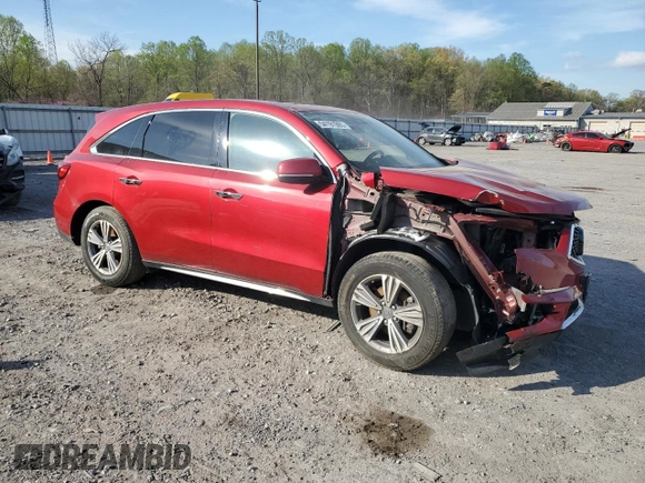 2020 Acura MDX with VIN 5J8YD3H36LL010558, listed as a Copart auction lot 54191905 with 70,163 mi miles and Salvage Title. Bid and sale history available at carsss.com. Image 4.
