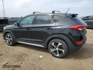 2017 Hyundai Tucson Limited with VIN KM8J3CA24HU402729, listed as a Copart auction lot 53141345 with 74,018 mi miles and Clean Title. Bid and sale history available at carsss.com. Image 2.