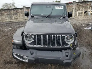 2025 Jeep Wrangler Sahara with VIN 1C4PJXEN9SW505768, listed as a Copart auction lot 88961125 with 1,806 mi miles and Clean Title. Bid and sale history available at DreamBid. Image 5.