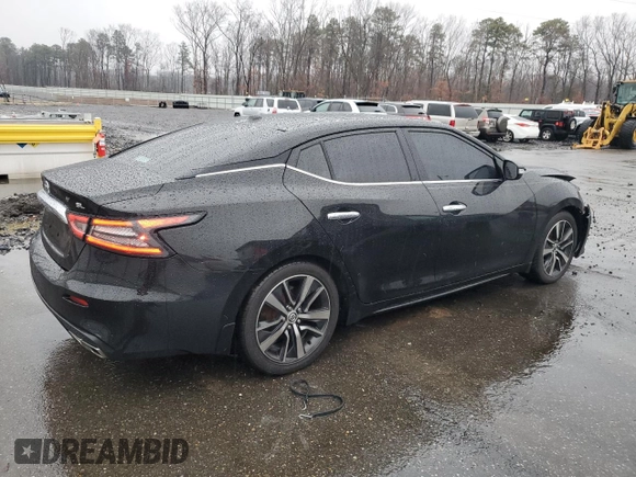 2019 Nissan Maxima Platinum z VIN 1N4AA6AV4KC378506, wystawiony jako Copart lot #43681155 z przebiegiem 148 568 mil mil oraz Szkoda całkowita • Salvage title. Historia ofert i sprzedaży dostępna na DreamBid. Obrazek 3.