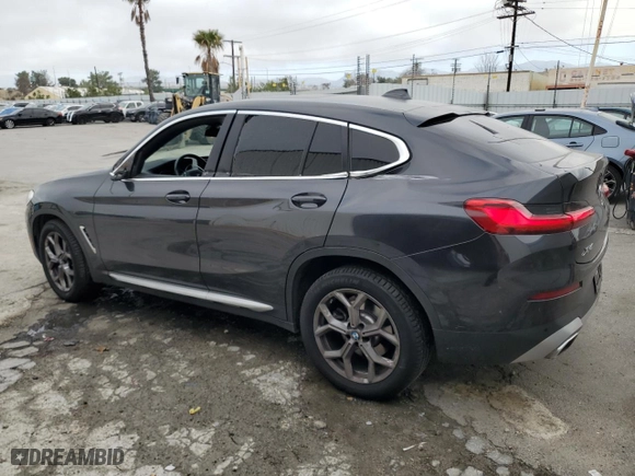 2022 BMW X4 xDrive30i with VIN 5UX33DT01N9J41197, listed as a Copart auction lot 44631435 with NaN miles and Salvage Title. Bid and sale history available at carsss.com. Image 2.