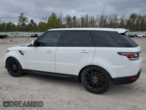 2016 Land Rover Range Rover Sport HSE with VIN SALWR2KF4GA634289, listed as a Copart auction lot 56366575 with 82,608 mi miles and Clean Title. Bid and sale history available at DreamBid. Image 2.