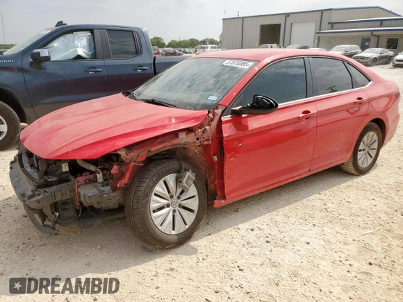 2019 Volkswagen Jetta S with VIN 3VWC57BU9KM055177, listed as a Copart auction lot 57870385 with 51,064 mi miles and Salvage title. Bid and sale history available at DreamBid. Image 1.