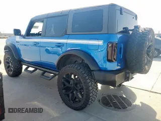 2022 Ford Bronco with VIN 1FMEE5DP8NLB44859, listed as a Copart auction lot 49328065 with 46,826 mi miles and Salvage Title. Bid and sale history available at DreamBid. Image 2.