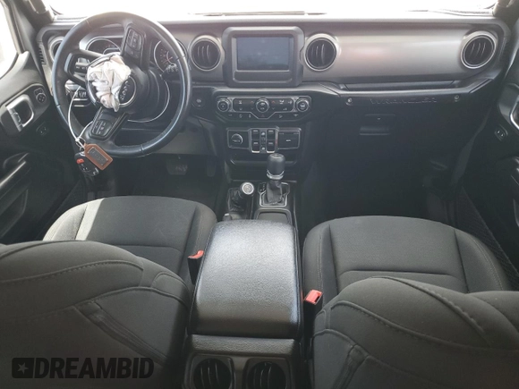 2020 Jeep Wrangler Unlimited Willys with VIN 1C4HJXDG7LW186671, listed as a Copart auction lot 54090865 with 67,882 mi miles and Salvage title. Bid and sale history available at DreamBid. Image 8.