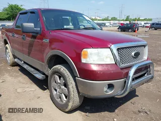 2006 Ford F-150 XLT with VIN 1FTPW14V76KD76930, listed as a IAAI auction lot 42246157 with 230,150 mi miles and . Bid and sale history available at DreamBid. Image 1.