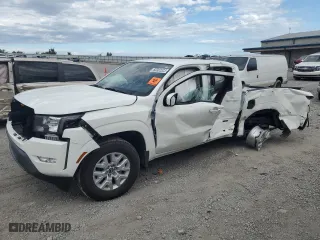 2022 Nissan Frontier S with VIN 1N6ED1EJ3NN628711, listed as a Copart auction lot 66302523 with 0 mi miles and Salvage Title. Bid and sale history available at carsss.com. Image 1.