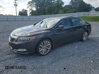 2014 Acura RLX Advance Pkg with VIN JH4KC1F92EC004325, listed as a Copart auction lot 57860314 with 221,784 mi miles and Salvage Title. Bid and sale history available at carsss.com. Image 1.