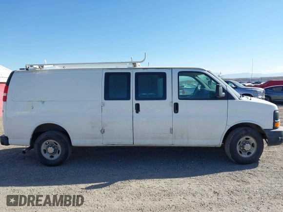 2013 Chevrolet Express Cargo Van with VIN 1GCWGGCA3D1117610, listed as a IAAI auction lot 41196391 with 201,350 mi miles. Bid and sale history available at carsss.com. Image 13.