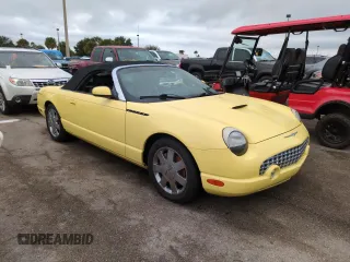 2002 Ford Thunderbird w/Hardtop Premium with VIN 1FAHP60A62Y118803, listed as a Copart auction lot 73891614 with Not Provided miles and Salvage Title. Bid and sale history available at carsss.com. Image 4.