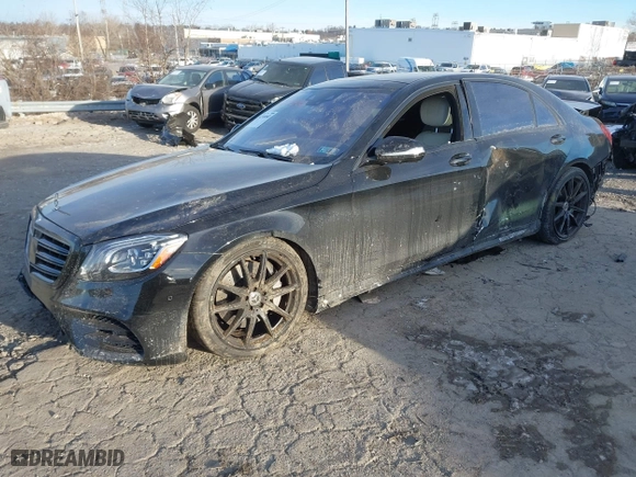 2019 Mercedes-Benz S-Class S 560 with VIN WDDUG8DB6KA496769, listed as a IAAI auction lot 41304802 with 1 mi miles. Bid and sale history available at carsss.com. Image 16.