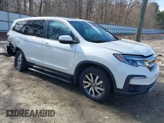2022 Honda Pilot EX-L with VIN 5FNYF6H5XNB016493, listed as a IAAI auction lot 41579615 with 48,086 mi miles. Bid and sale history available at carsss.com. Image 1.