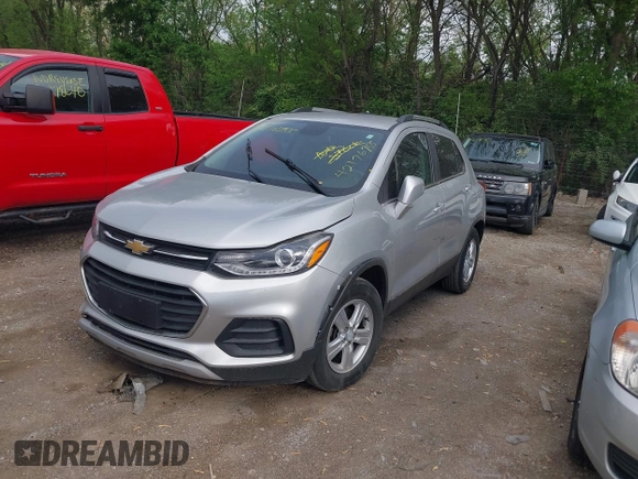 2018 Chevrolet Trax LT with VIN 3GNCJLSB7JL384770, listed as a IAAI auction lot 42176755 with 105,734 mi miles and . Bid and sale history available at carsss.com. Image 17.