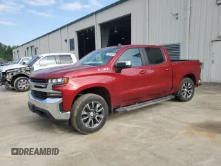 2021 Chevrolet Silverado 1500 LT z VIN 3GCUYDET4MG418616, wystawiony jako Copart lot #54919695 z przebiegiem 35 338 mil mil oraz Czysty tytuł • Clean title. Historia ofert i sprzedaży dostępna na DreamBid. Obrazek 1.