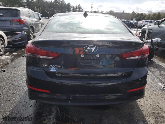 2017 Hyundai Elantra SE with VIN 5NPD84LFXHH141142, listed as a Copart auction lot 45722275 with 197,401 mi miles and Clean Title. Bid and sale history available at carsss.com. Image 6.