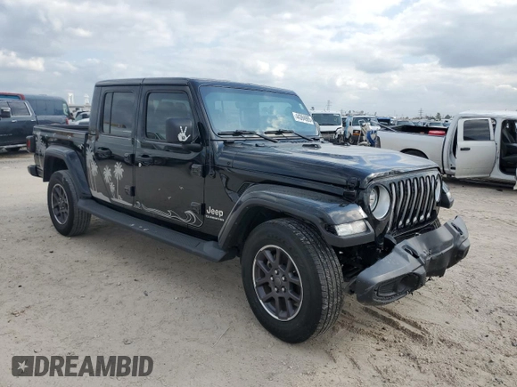2022 Jeep Gladiator High Altitude with VIN 1C6HJTFG1NL151559, listed as a Copart auction lot 44394965 with 27,704 mi miles and Salvage title. Bid and sale history available at DreamBid. Image 4.