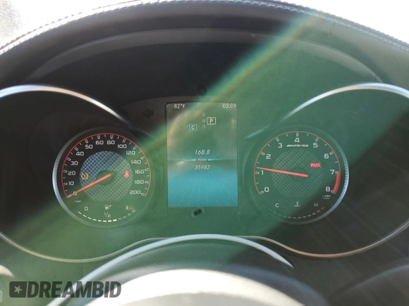2019 Mercedes-Benz C 63 S AMG with VIN WDDWJ8HB5KF855455, listed as a Copart auction lot 49669255 with 35,982 mi miles and Salvage title. Bid and sale history available at DreamBid. Image 9.