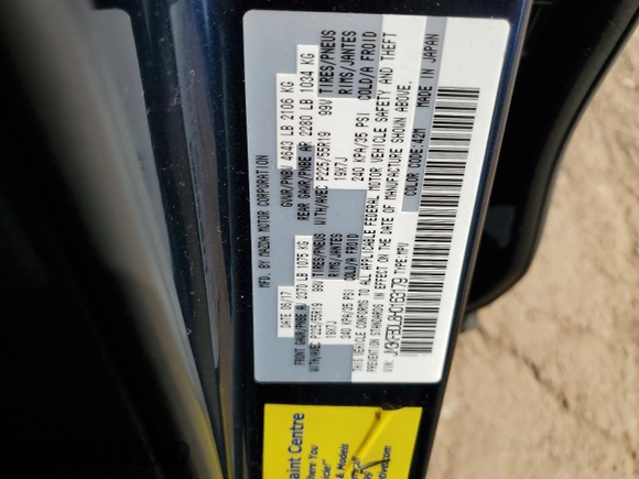 2017 Mazda CX-5 Grand Touring with VIN JM3KFBDL8H0163179, listed as a Copart auction lot 49866865 with 53,066 mi miles and Salvage Title. Bid and sale history available at carsss.com. Image 13.