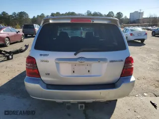 2001 Toyota Highlander with VIN JTEGF21A210019713, listed as a Copart auction lot 46082695 with 222,649 mi miles and Salvage Title. Bid and sale history available at carsss.com. Image 6.