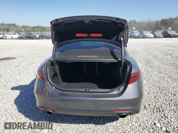 2018 Alfa Romeo Giulia with VIN ZARFAEDN4J7572553, listed as a Copart auction lot 46998825 with 111,778 mi miles and Salvage title. Bid and sale history available at DreamBid. Image 6.