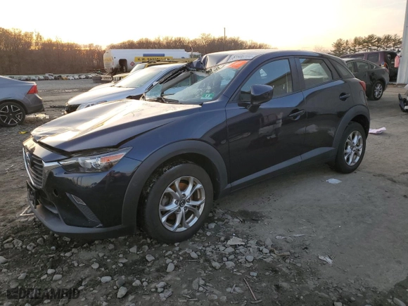 2018 Mazda CX-3 Sport with VIN JM1DKFB7XJ1332242, listed as a Copart auction lot 81606704 with 31,851 mi miles and Salvage Title. Bid and sale history available at carsss.com. Image 1.