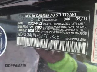 2012 Mercedes-Benz C 250 с VIN WDDGJ4HB7CF780885, выставлен на аукционе IAAI как лот 42598005 с пробегом 133 389 миль миль и . История ставок и продаж доступна на DreamBid. Изображение 9.