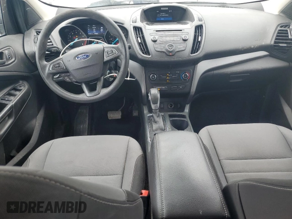 2017 Ford Escape S with VIN 1FMCU0F75HUB71106, listed as a Copart auction lot 60162455 with 61,645 mi miles and Salvage title. Bid and sale history available at DreamBid. Image 8.
