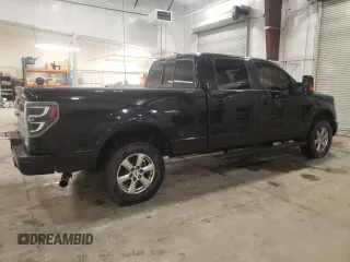 2013 Ford F-150 XL with VIN 1FTFW1ET4DFC27454, listed as a Copart auction lot 55113255 with 210,245 mi miles and Salvage Title. Bid and sale history available at carsss.com. Image 3.