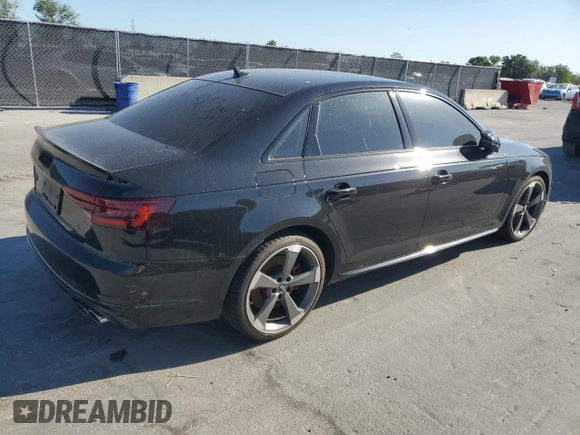 2018 Audi S4 Prestige with VIN WAUC4AF46JA058074, listed as a Copart auction lot 50227965 with 0 mi miles and Clean Title. Bid and sale history available at carsss.com. Image 3.