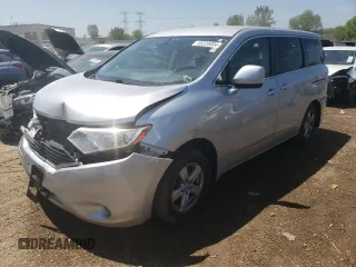 2013 Nissan Quest SV with VIN JN8AE2KP9D9063311, listed as a Copart auction lot 55220804 with 123,503 mi miles and Salvage title. Bid and sale history available at DreamBid. Image 1.