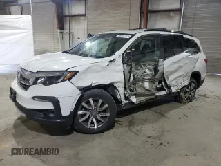 2022 Honda Pilot EX-L with VIN 5FNYF6H54NB020765, listed as a Copart auction lot 59137725 with 60,846 mi miles and Salvage title. Bid and sale history available at DreamBid. Image 1.