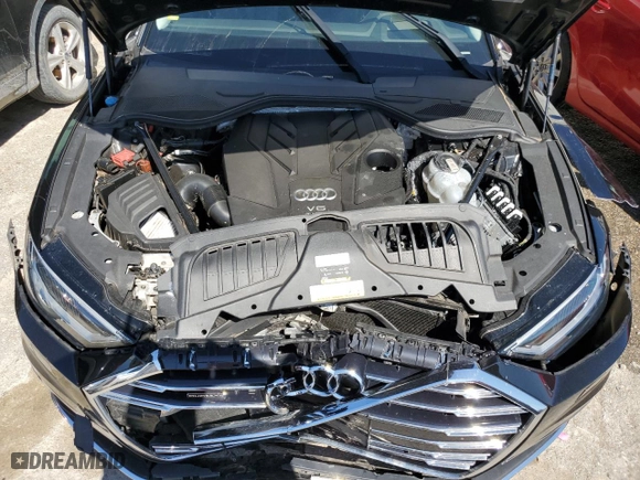 2019 Audi A8 L with VIN WAU8DAF88KN011860, listed as a Copart auction lot 48311395 with 45,606 mi miles and Salvage Title. Bid and sale history available at carsss.com. Image 12.