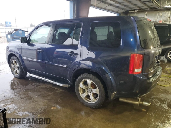 2014 Honda Pilot EX-L with VIN 5FNYF4H53EB037481, listed as a Copart auction lot 47486275 with 158,299 mi miles and Salvage Title. Bid and sale history available at carsss.com. Image 2.