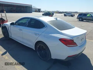 2019 Genesis G70 Advanced z VIN KMTG34LAXKU025146, wystawiony jako IAAI lot #42045294 z przebiegiem 49 074 mil mil oraz . Historia ofert i sprzedaży dostępna na DreamBid. Obrazek 3.