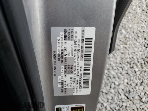 2011 Mazda CX-7 i Sport with VIN JM3ER2B51B0358508, listed as a Copart auction lot 50466235 with 134,630 mi miles and Salvage Title. Bid and sale history available at carsss.com. Image 12.
