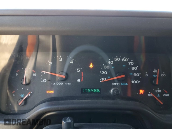 2001 Jeep Wrangler SE with VIN 1J4FA29P91P308872, listed as a Copart auction lot 45676435 with 179,486 mi miles and Salvage Title. Bid and sale history available at carsss.com. Image 9.
