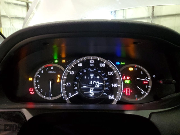 2017 Honda Accord LX with VIN 1HGCR2F33HA117966, listed as a Copart auction lot 84909564 with 131,744 mi miles and Non Repairable. Bid and sale history available at carsss.com. Image 9.