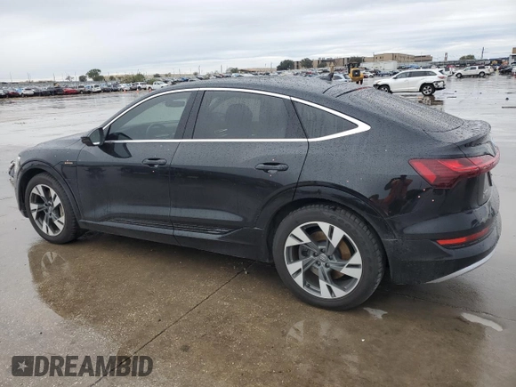 2020 Audi e-tron Sportback Premium Plus z VIN WA12ABGE3LB035458, wystawiony jako Copart lot #80768364 z przebiegiem 22 823 mil mil oraz Szkoda całkowita • Salvage title. Historia ofert i sprzedaży dostępna na DreamBid. Obrazek 2.