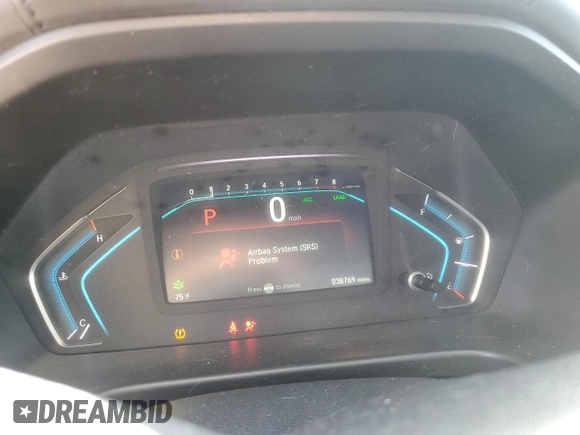 2019 Honda Odyssey EX-L with VIN 5FNRL6H75KB106578, listed as a Copart auction lot 86846304 with 38,769 mi miles and Salvage Title. Bid and sale history available at carsss.com. Image 9.