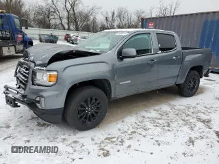 2022 GMC Canyon 2WD Elevation with VIN 1GTG5CEN3N1316273, listed as a Copart auction lot 85498574 with 23,266 mi miles and Salvage Title. Bid and sale history available at carsss.com. Image 1.