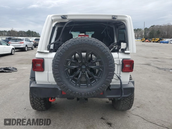 2024 Jeep Wrangler Rubicon with VIN 1C4PJXFG6RW345620, listed as a Copart auction lot 48240875 with 16,778 mi miles and Salvage Title. Bid and sale history available at DreamBid. Image 6.