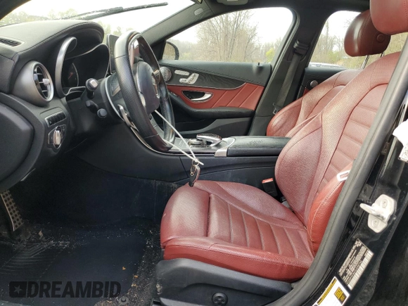 2016 Mercedes-Benz C 300 Luxury with VIN 55SWF4KB6GU098766, listed as a Copart auction lot 53771365 with 133,863 mi miles and Salvage Title. Bid and sale history available at DreamBid. Image 7.