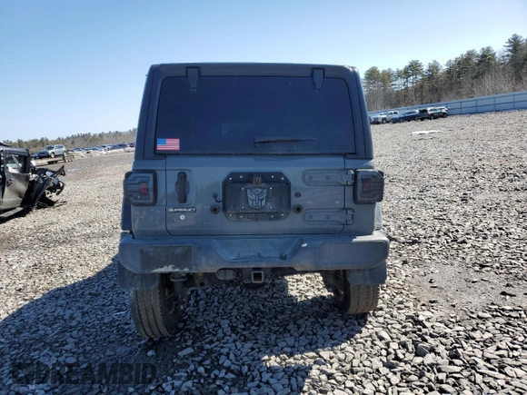 2018 Jeep Wrangler Unlimited Sport S z VIN 1C4HJXDG8JW259625, wystawiony jako Copart lot #46601415 z przebiegiem Nie podano mil oraz Szkoda całkowita • Salvage title. Historia ofert i sprzedaży dostępna na DreamBid. Obrazek 6.